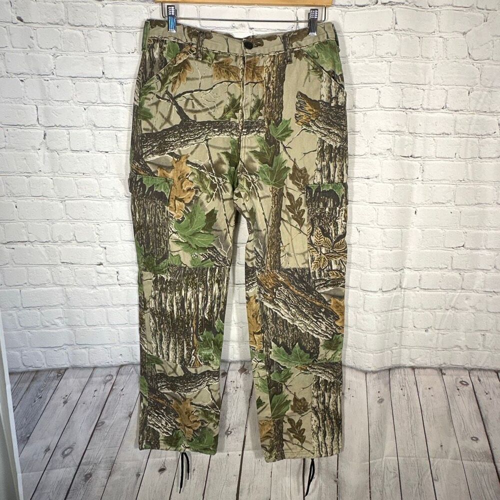 Vintage Wall’s‎ Outdoor Camo Pants Men's 34-36 Real Tree Hunting Hiking Outdoors